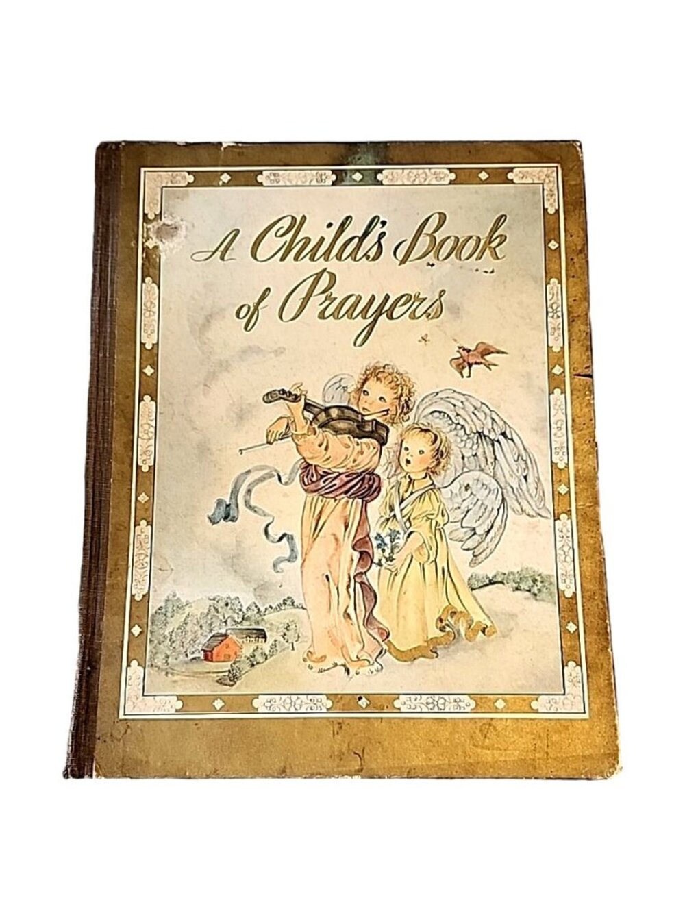 "A Childs Book of Prayers" Vtg 1941 Random House Here I Lay Me Illustrator Masha